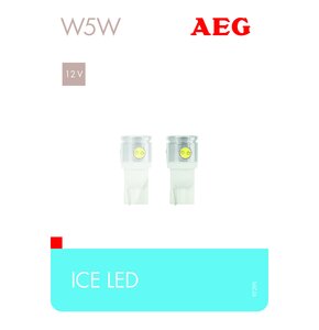 Żarówka samochodowa AEG Ice Led W5W (2 szt.)