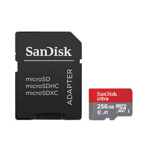 Karta pamięci SANDISK Ultra microSDXC 256GB + Adapter