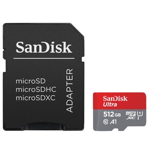Karta pamięci SANDISK Ultra microSDXC 512GB + Adapter