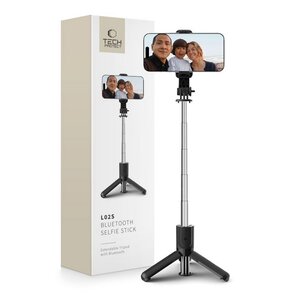 Uchwyt selfie TECH-PROTECT L02S Bluetooth Tripod Czarny