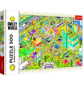 Puzzle TREFL Smiley World Gdzie jest Smiley 37429 (500 elementów)