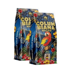 Kawa ziarnista BLUE ORCA COFFEE Columbiana Macaw 2 x 1 kg