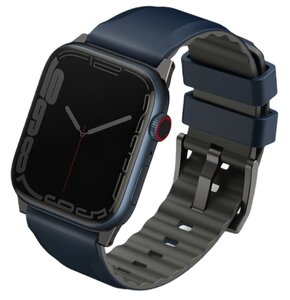 Pasek UNIQ Linus Airosoft Silicone do Apple Watch Series (42/44/45/49mm) Granatowy