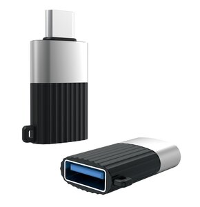 Adapter Micro USB - USB Typ C XO NB149-F Czarny