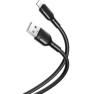 Kabel USB - Lightning XO NB212 2.1A 1 m Czarny