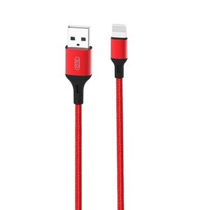 Kabel USB - Lightning XO NB143 2.4A 1 m Czerwony