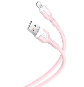 Kabel USB - Lightning XO NB-212 2.1A 1 m Różowy