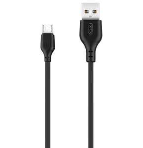 Kabel USB - Micro USB XO NB103 2.1A 1 m Czarny