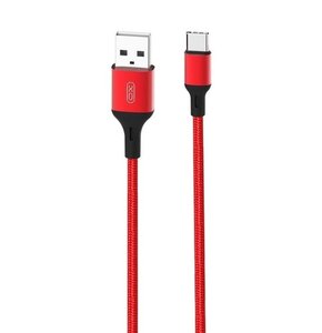 Kabel USB - USB-C XO NB143 2.4A 1 m Czerwony