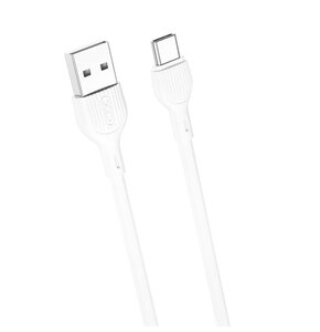 Kabel USB - USB-C XO NB200 2.1A 2 m Biały