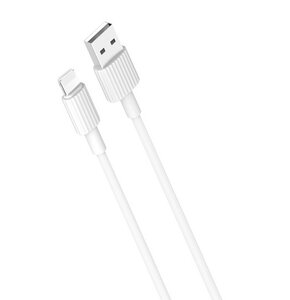 Kabel USB - Lightning XO NB156 2.4A 1 m Biały