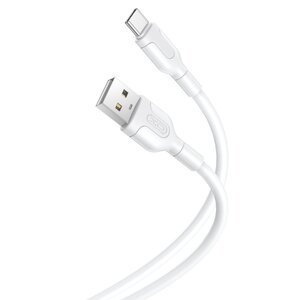 Kabel USB - USB-C XO NB212 2.4A 1 m Biały