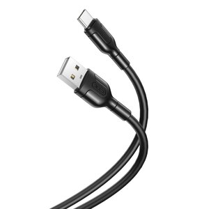 Kabel USB - USB-C XO NB212 2.1A 1 m Czarny
