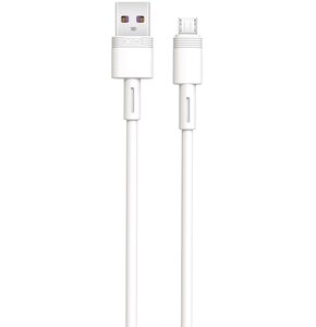 Kabel USB - Micro USB XO NB-Q166 5A 1 m Biały