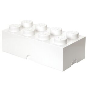 Pojemnik na LEGO klocek Brick 8 Biały 40041735