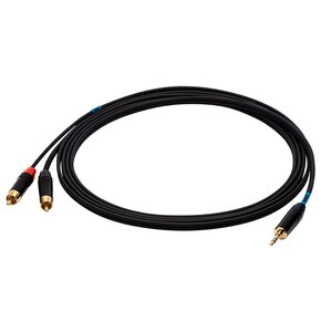 Kabel SSQ MIJRCA2 TRS 3.5 mm - 2 x RCA 2 m