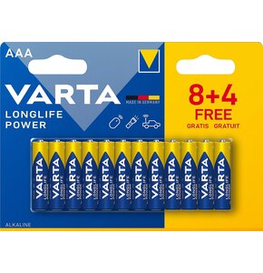 Baterie AAA LR3 VARTA Longlife Power (12 szt.)