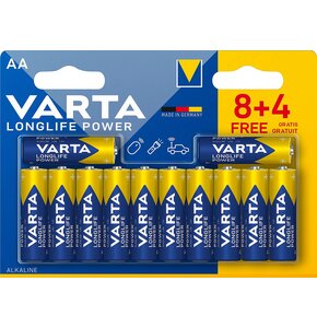 Baterie AA LR6 VARTA Longlife Power (12 szt.)