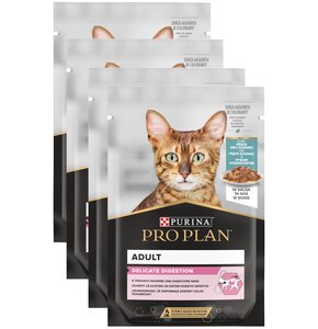 Karma dla kota PURINA Pro Plan Delicate Ryba (4 x 85 g)