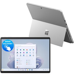 Laptop MICROSOFT Surface Pro 9 13" i5-1235U 8GB RAM 256GB SSD Windows 11 Home Platynowy