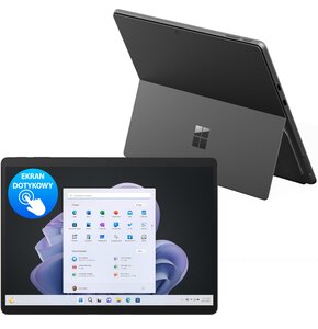 Laptop MICROSOFT Surface Pro 9 13" i5-1235U 16GB RAM 256GB SSD Windows 11 Home Grafitowy