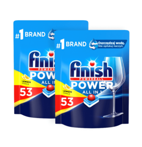 Tabletki do zmywarek FINISH Powerball Power All in 1 Lemon - 106 szt.