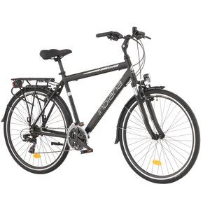 Rower trekkingowy INDIANA X-Road 1.0 M21 28 cali męski Czarny