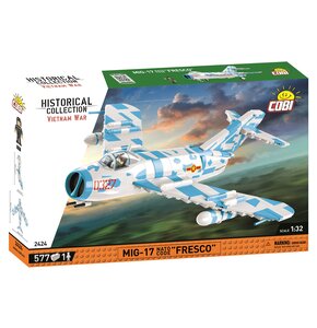 Klocki plastikowe COBI Historical Collection Vietnam War MIG-17 Nato Code Fresco COBI-2424