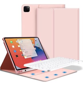 Etui na iPad Pro TECH-PROTECT SC Pen + Keyboard Różowy Klawiatura