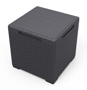 Stolik ogrodowy KETER Vigo Storage Box 17211873 Grafitowy