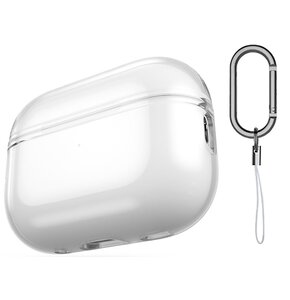 Etui na słuchawki TECH-PROTECT FlexAir do APPLE Apple Airpods Pro 1/2 Przezroczysty