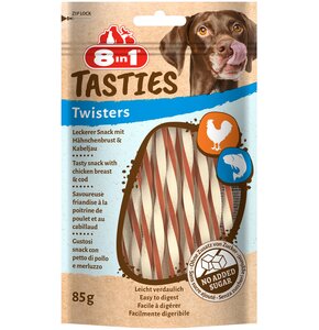 Przysmak dla psa 8IN1 Tasties Twisters 85 g