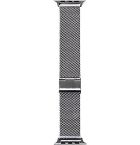 Pasek BIGBEN do Apple Watch (42/44/45mm) Srebrny