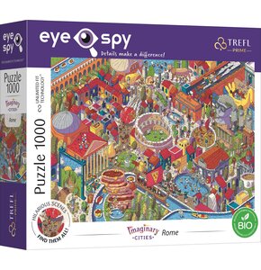 Puzzle TREFL Prime Unlimited Fit Technology Eye-Spy Imaginary Cities: Rome, Italy 10709 (1000 elementów)