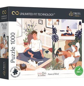 Puzzle TREFL Prime Unlimited Fit Technology Peace of Mind 10695 (1000 elementów)