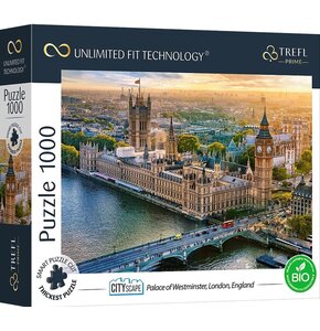 Puzzle TREFL Prime Unlimited Fit Technology Pałac Westminsterski Londyn 10705 (1000 elementów)