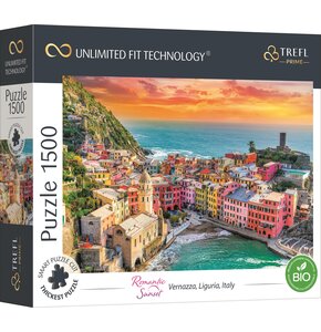 Puzzle TREFL Prime Unlimited Fit Technology Vernazza Liguria Włochy 26196 (1500 elementów)