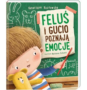 Książka Feluś i Gucio poznają emocje Katarzyna Kozłowska (twarda okładka)