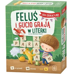 Gra edukacyjna NASZA KSIĘGARNIA Feluś i Gucio grają w literki