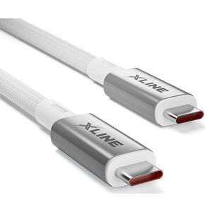 Kabel USB-C - USB-C XLINE 240W 8K 1 m Biały