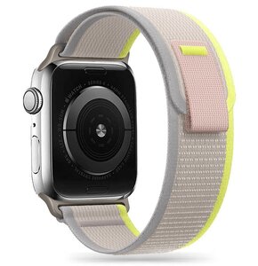 Pasek TECH-PROTECT Nylon do Apple Watch 4/5/6/7/8/9/SE/Ultra (42/44/45/49mm) Beżowy