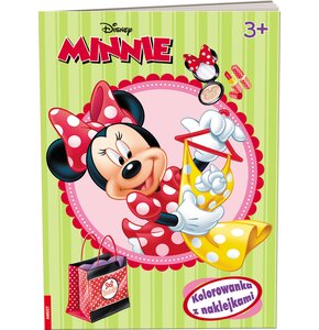 Kolorowanka Disney Minnie z naklejkami NA-9114