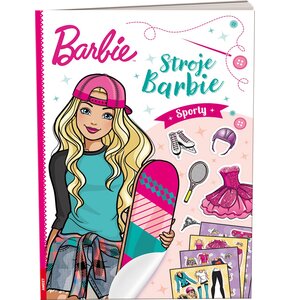 Kolorowanka Barbie Stroje Barbie Sporty ROB-1103