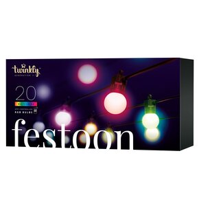 Lampki LED TWINKLY Festoon 20 AWW - BT Wi-Fi/Bluetooth Sieciowe