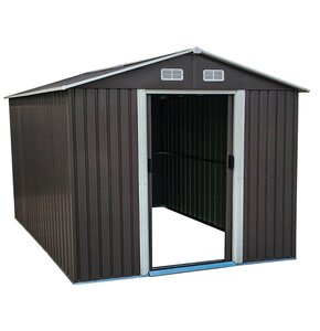 Domek narzędziowy MIRPOL MIR1008 Szary 257 x 312 x 202 cm