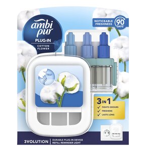 Odświeżacz powietrza AMBI PUR 3Volution Bawełna Starter 20 ml