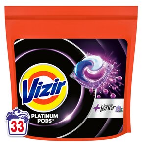 Kapsułki do prania VIZIR Platinum Pods Świeżość Lenor - 33 szt.