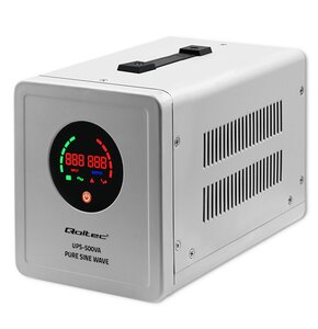 Zasilacz UPS QOLTEC Pure Sine Wave 50719 500VA 350W