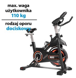 Rower spinningowy HERTZ FITNESS XR-110 Pro
