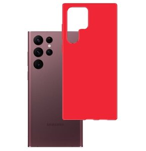 Etui 3MK Matt Case do Samsung Galaxy S23 Ultra Czerwony